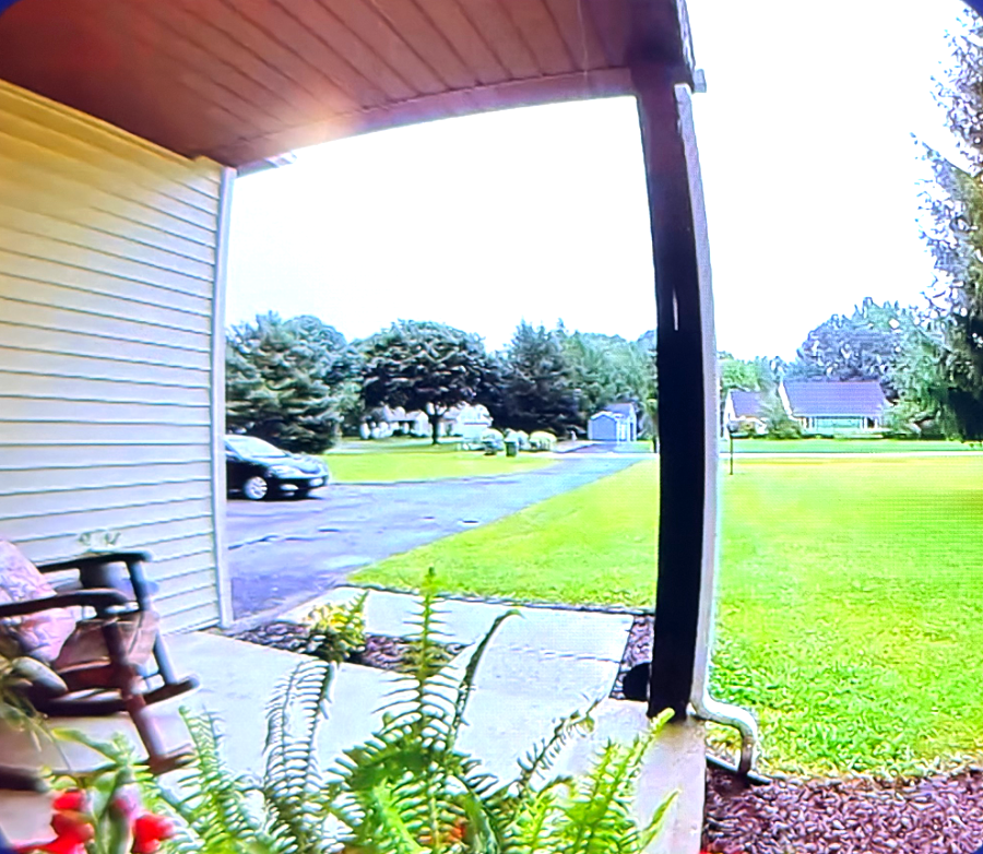 Front door camera